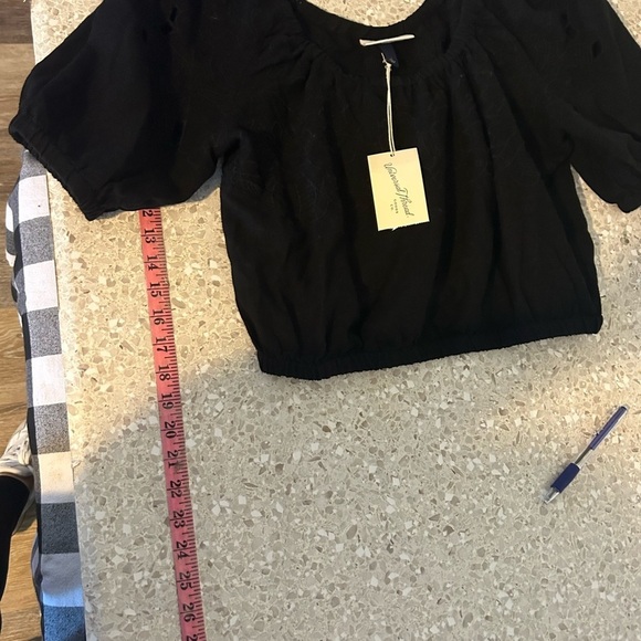 NWT Women's Openword Puff Elbow Sleeve Blouse Size Small - Picture 9 of 10